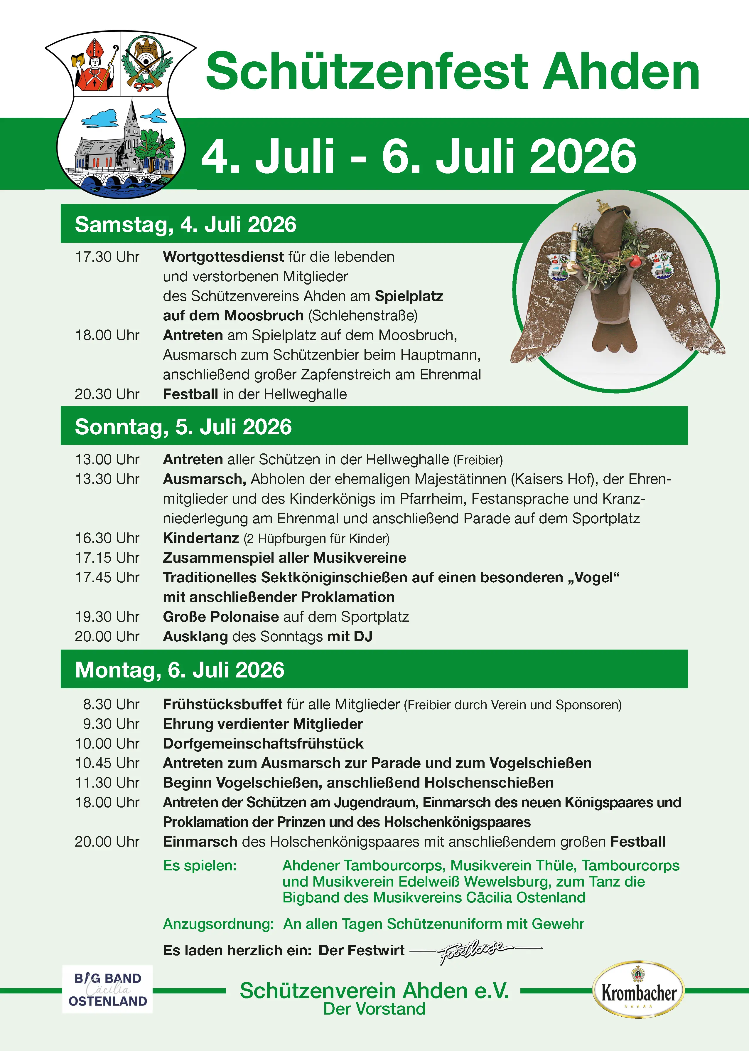 Veranstaltung - Schützenfest Ahden 2026